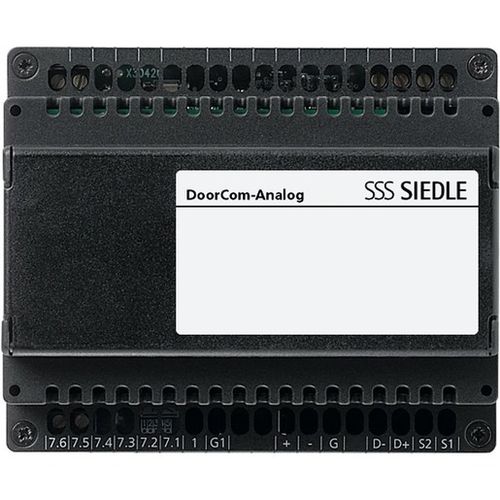 Siedle DCA 650-02 DoorCom-Analog im Schalttafelgehäuse als Schnittstelle für den Siedle In-Home-Bus,