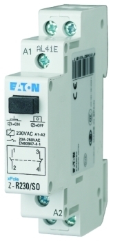 Eaton Z-R230/SO Installationsrelais 265181,230V,20A,1S+1Oe