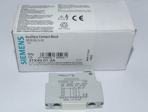 Siemens 3TX4001-2A Hilfsschalterblock